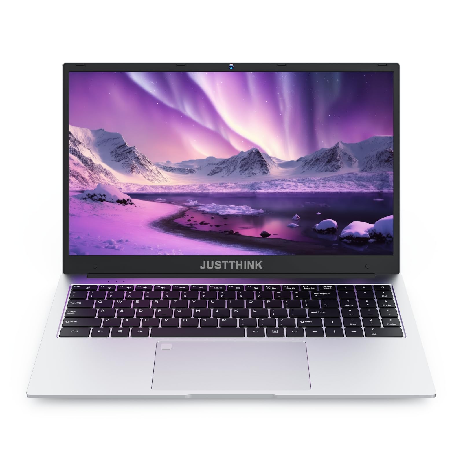 JUSTTHINK Laptop, 2026 Laptop Computer, Lap Top PC 15.6" IPS 1080P, WiFi 5, BT4.2 for Study Work