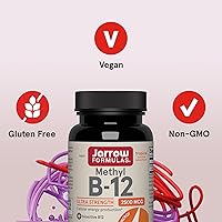 Vista 4 de Metil B12 1 de Jarrow Formulas , B2500, 1, 1