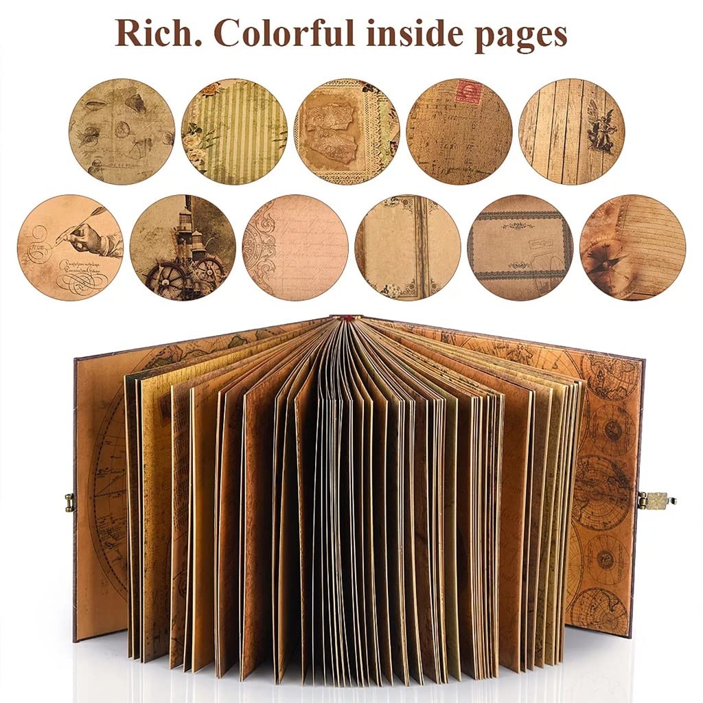 Álbum de Fotos, Álbum de Recuerdos, Álbum de Fotos de Viaje DIY, Diario, Libro de Aventuras para Viajes, Oficina, Hogar, Escuela, Negocios, Cumpleaños