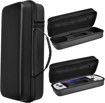 KZIOACSH Carrying Case for Lenovo Legion Go S/Lenovo Legion Go 2, Full Body Protection Waterproof Shockproof EVA Handheld Game Console Travel Storage Box, Black