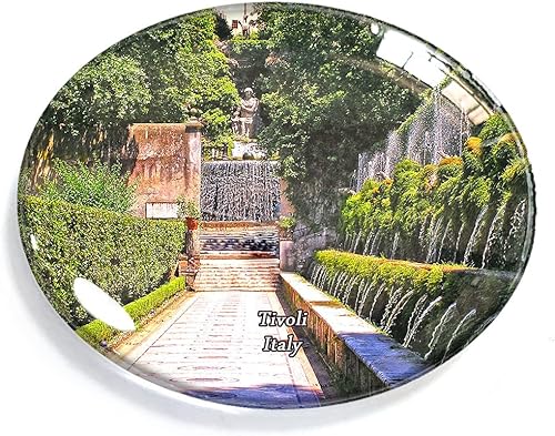 Tivoli Italia imán imán nevera refrigerador congelador imán pegatinas recuerdo decoración oval cristal imán cocina pizarra blanca