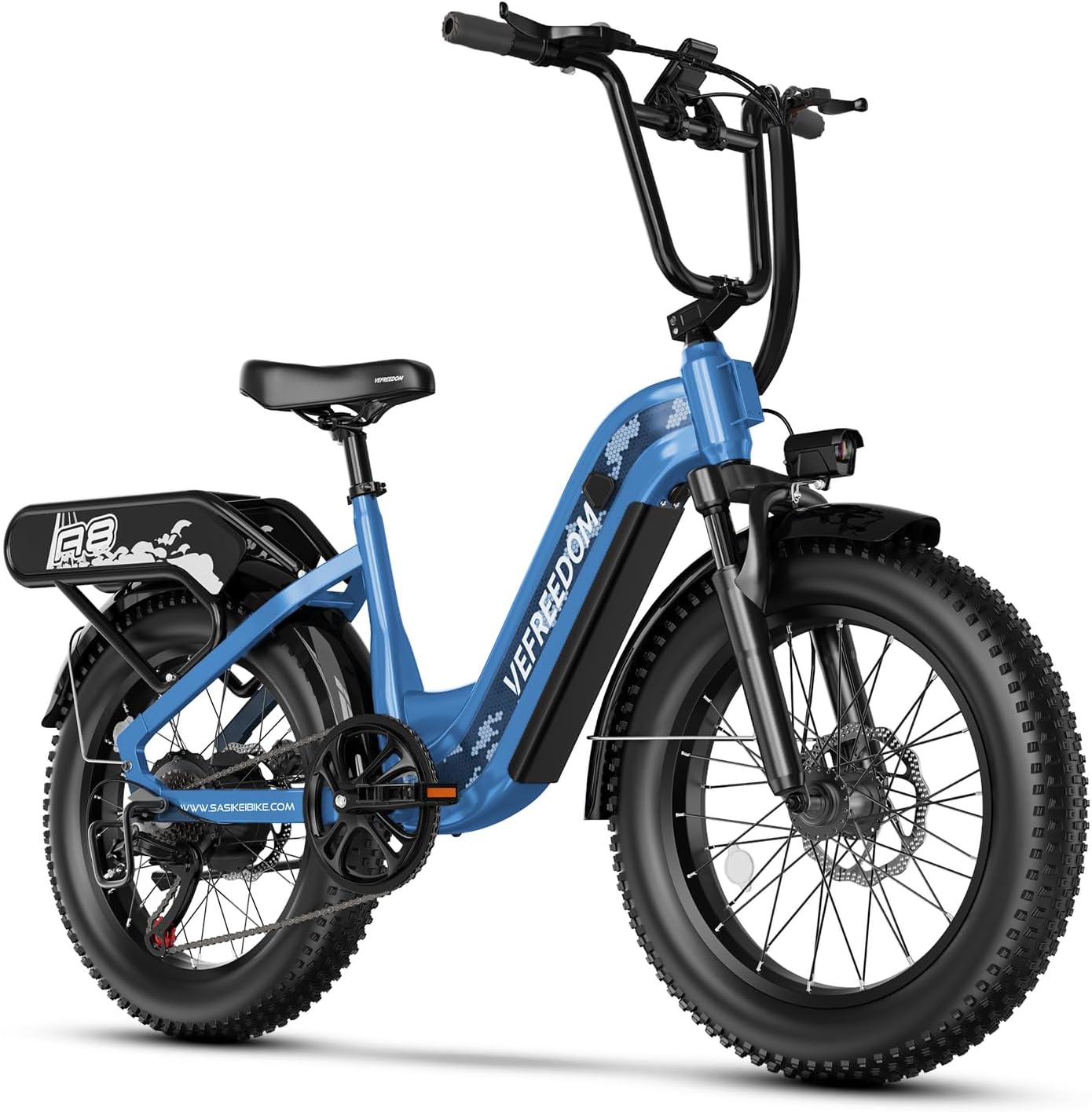 1500W Motor Electric Bike for Adults 80 Miles 30MPH Ebike 20" x 4 Fat Tire 48V 20Ah Removable Battery Mountain E Bike Commuter Front Suspension Bicycles Men Women