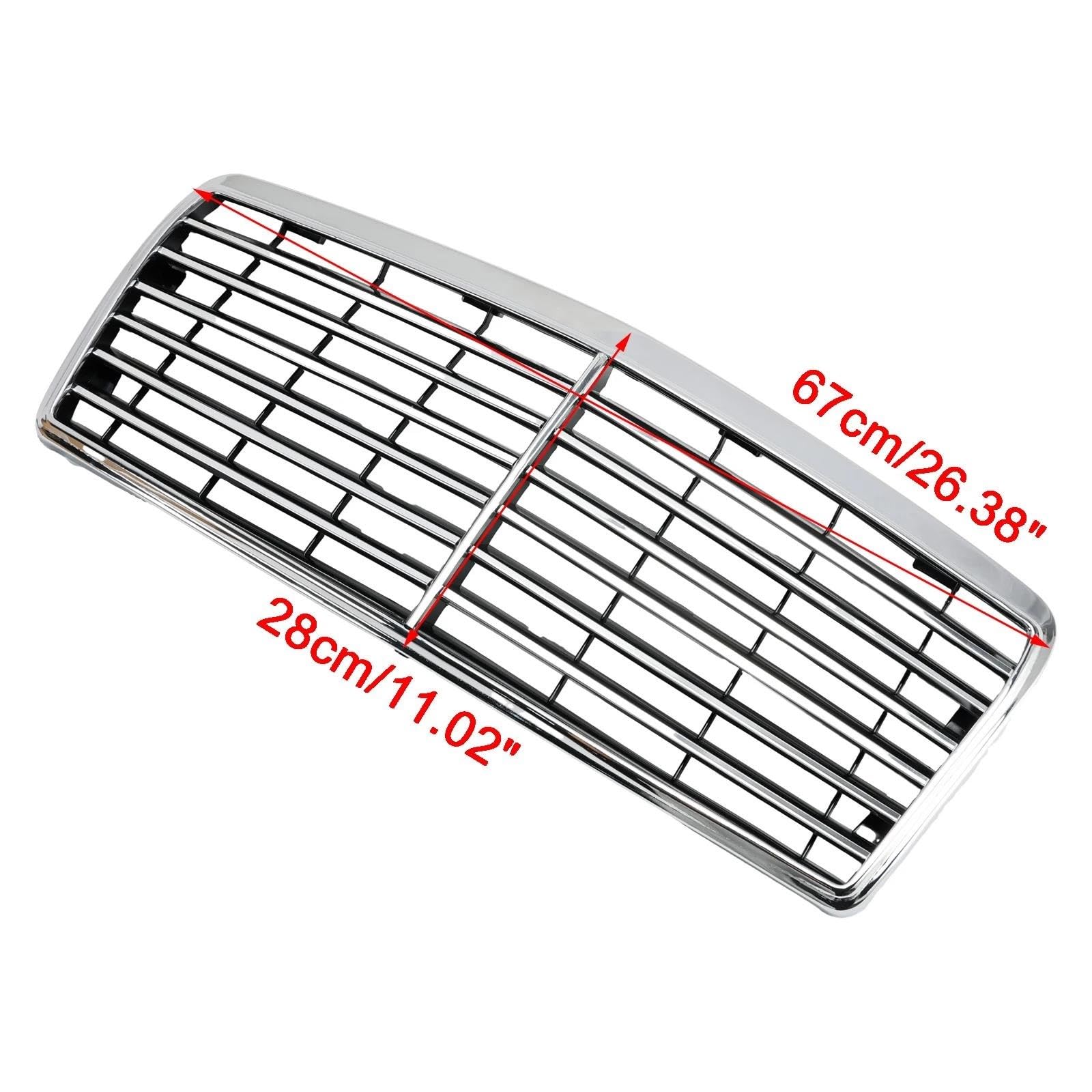 Sylter Frontstoßstangengitter Frontstoßstangengrill Passend Für Mercedes Für Benz Für E-Klasse W124 S124 C124 1993–1995 Kühlergrill Sportgrill