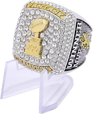 2025 Fantasy Football Championship Ring Award Prize Trophy Sports Winner FFL Champion Ring