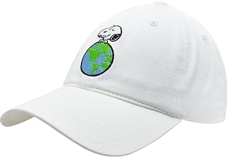 Concept One Unisex-Adult Peanuts Snoopy Dad Hat, Adult Baseball Cap with Curved Brim