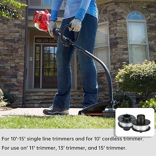 Miniatura 5 de 88175 Línea de recortadora de cuerdas compatible con Toro 51256 51301 51302 51303 51304 51305 51307 51308 51309 51324 51326 51331 51332, carrete de