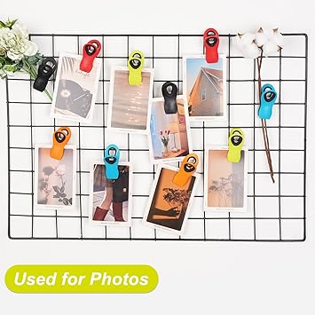 Jetmore 12 Pack Chip Clips Bag Clips, Magnetic Bag Clip for Food Storage Heavy Duty, Plastic Food Clip for Chips, Snack, Kitchen, Refrigerator, Garden, Sewing, Fabric, Clothes Pins