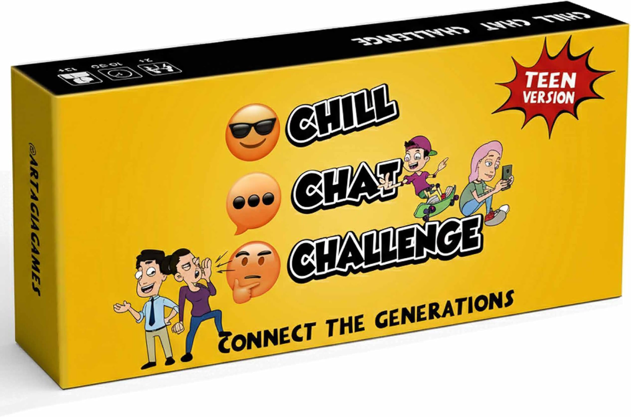Fun Social Skills and Therapy Game: CBT Therapeutic Family Game for Meaningful Conversations and Open Communication Between Adults and Teenagers Leading to Better Relationships. Great Counseling Tool