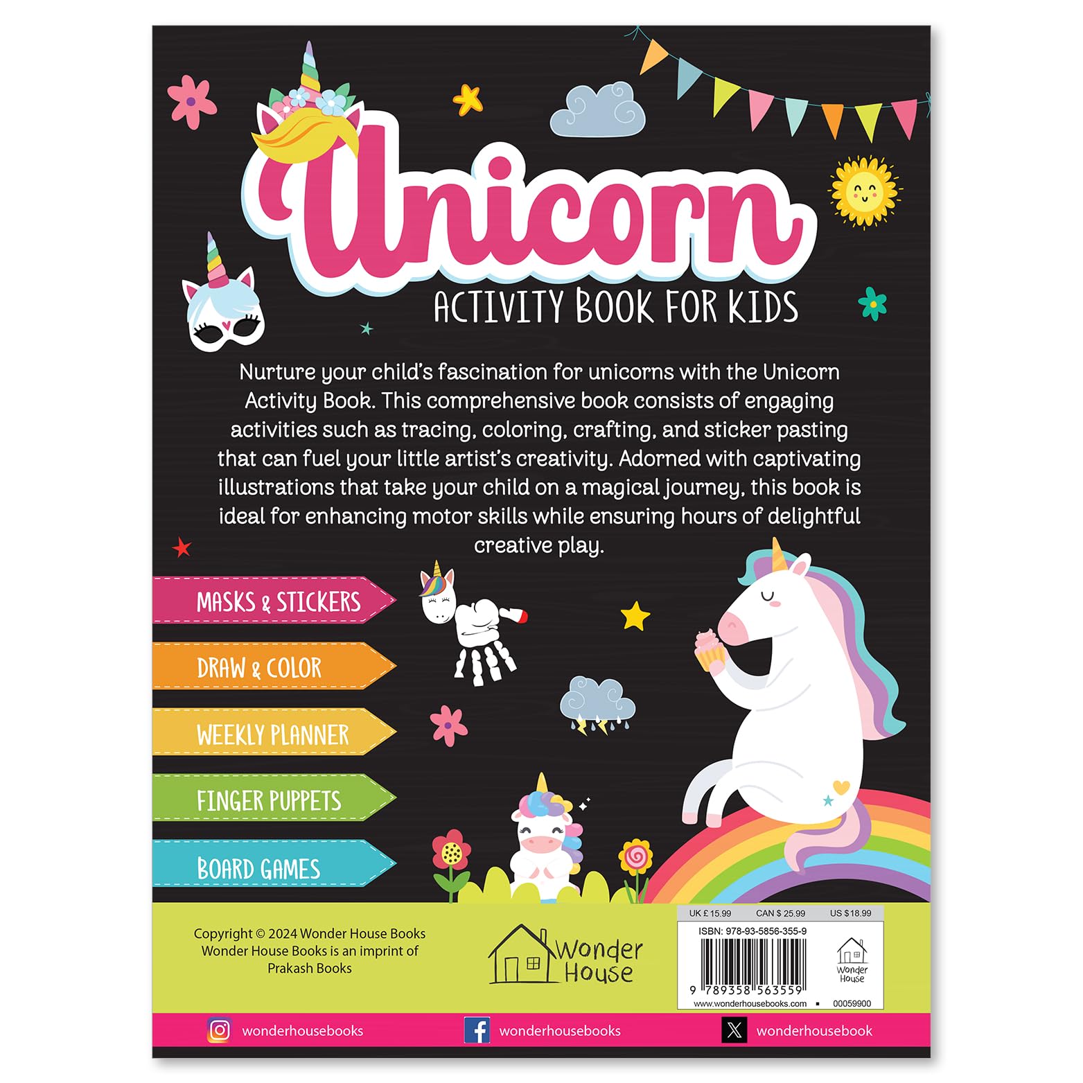 Unicorn Activity Book For Kids - Image 2