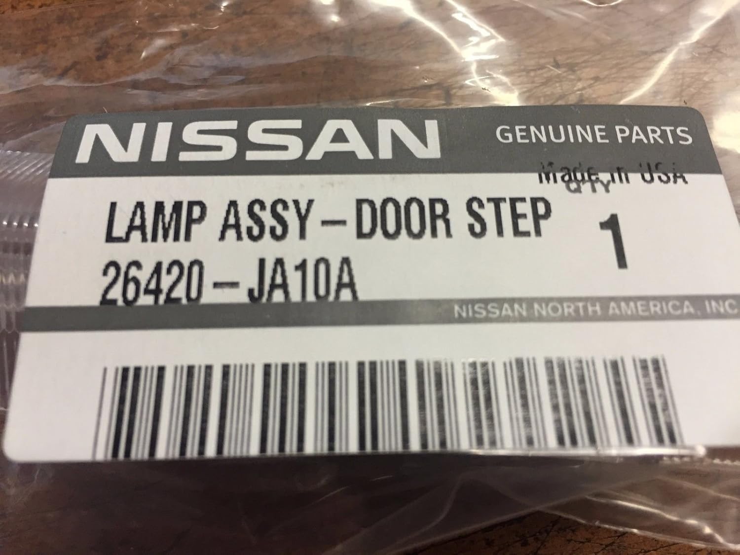 NEW OEM NISSAN INTERIOR DOOR LIGHT CLEAR - COURTESY LIGHT - SEE LIST FOR MODELS