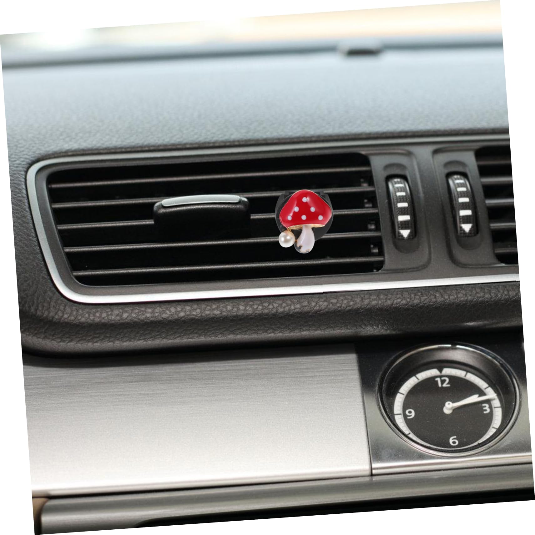 Didiseaon 5 Set Clip Decorativa per Bocchette Auto Fungo Profumatori per Auto con Clip per Diffusione Aroma Facile da Installare Design Elegante E Resistente 4 Pezzi*5