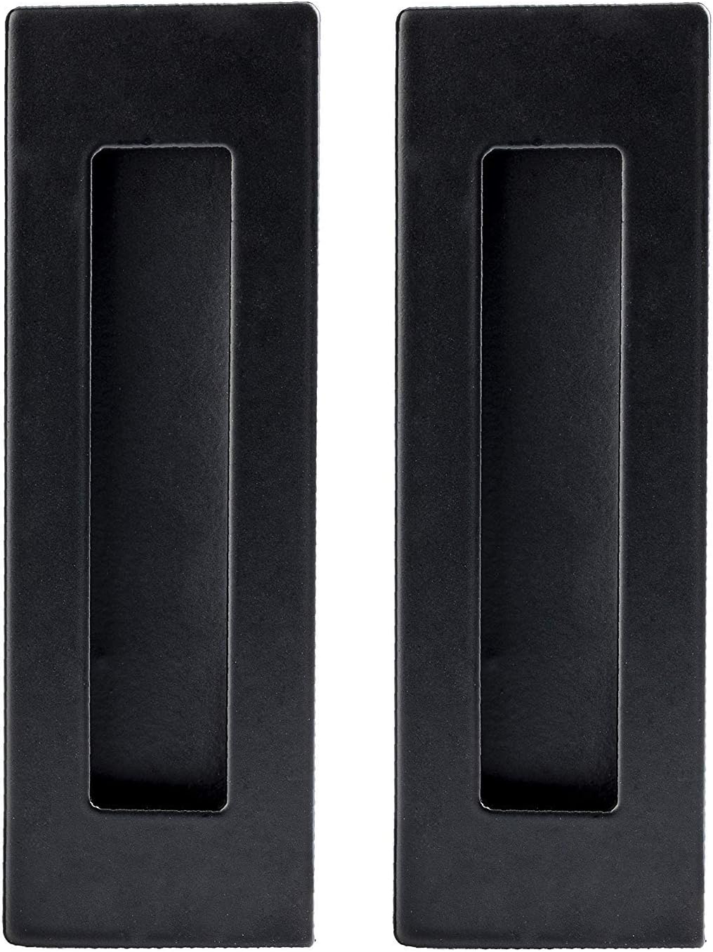 Buy 2 Pack Rectangular Flat Plate Recessed Flush Sliding Pocket Door
