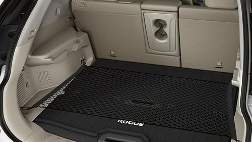 Miniatura 2 de Red de carga organizadora de maletero trasero para Nissan Rogue 2008-2020  Red de carga estilo piso para SUV  Organizador de maletero de coche