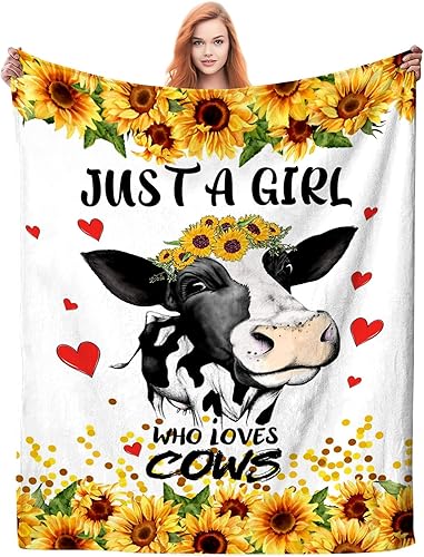 Miniatura 10 de Cat Blanket Super Soft Flannel Throw Blanket Just a Girl Who Loves cat Blankets Cat Gifts for Cat Lovers Cozy Lightweight Blankets for Women Kids