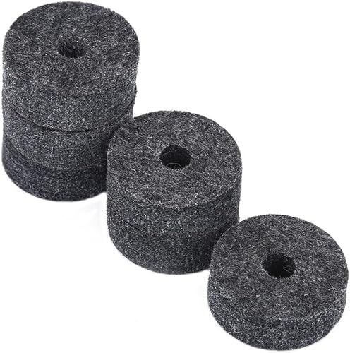 Miniatura 8 de 10 piezas de accesorios de repuesto para platillos de platillo, fieltro de embrague de alta gorra, copa de fieltro, platillo, accesorios para