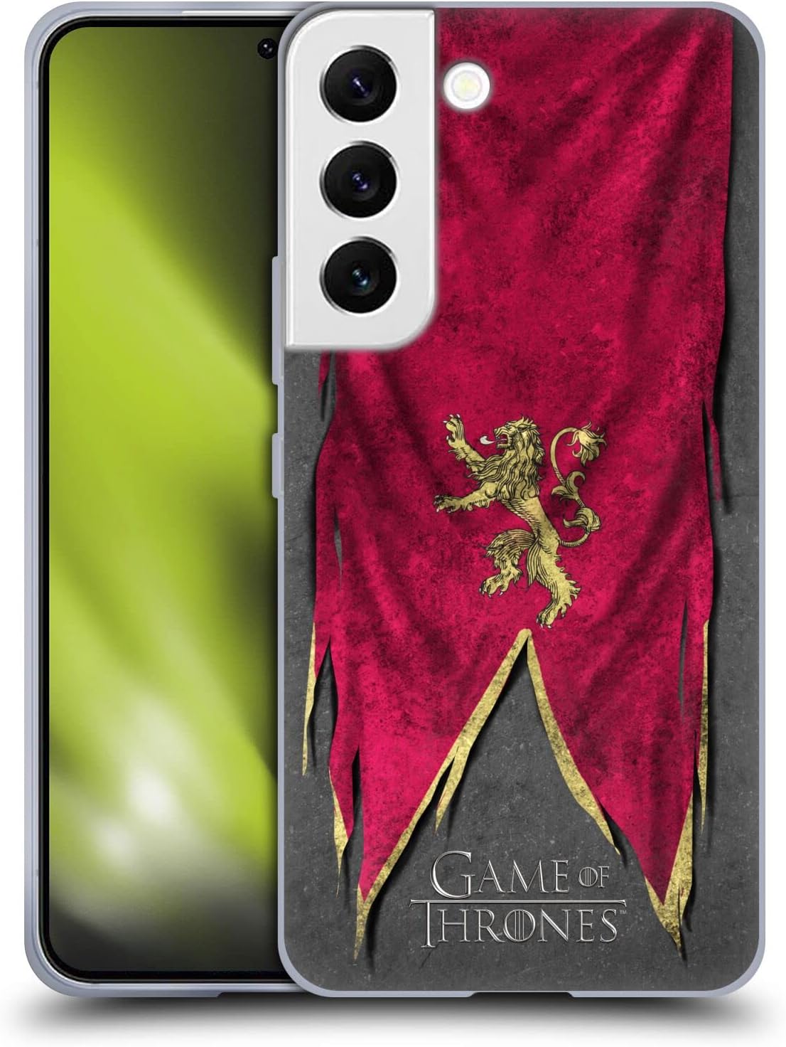 Head Case Designs Officially Licensed HBO Game of Thrones Stark Sigil Flags Soft Gel Case Compatible with Samsung Galaxy S22 5G