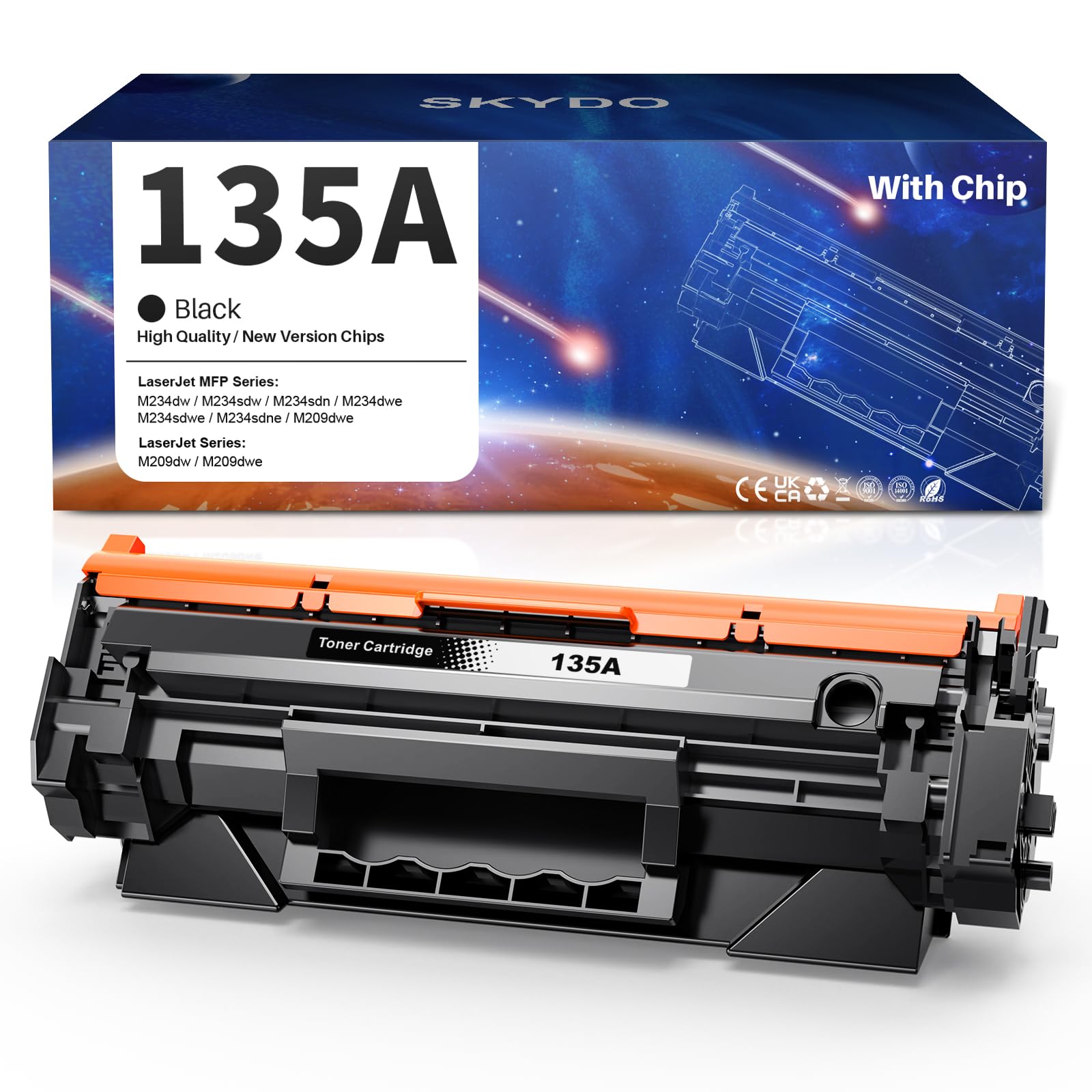 Cartuccia Toner Ejet 135X Compatibile HP W1350X – Resa 2400 Pagine, Per LaserJet M209dw, M234dw, M234sdw, M234sdn