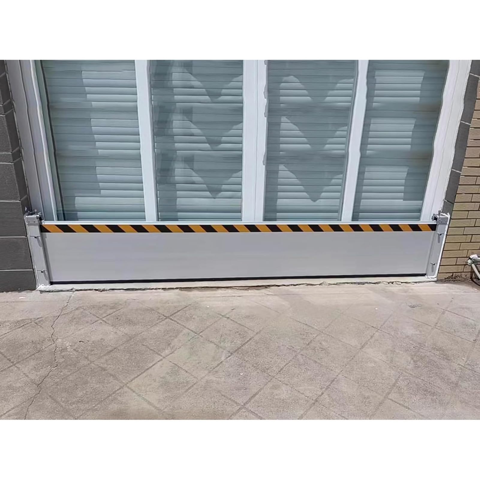 Barrière de contrôle des inondations de garage en aluminium anodisé haute résistance