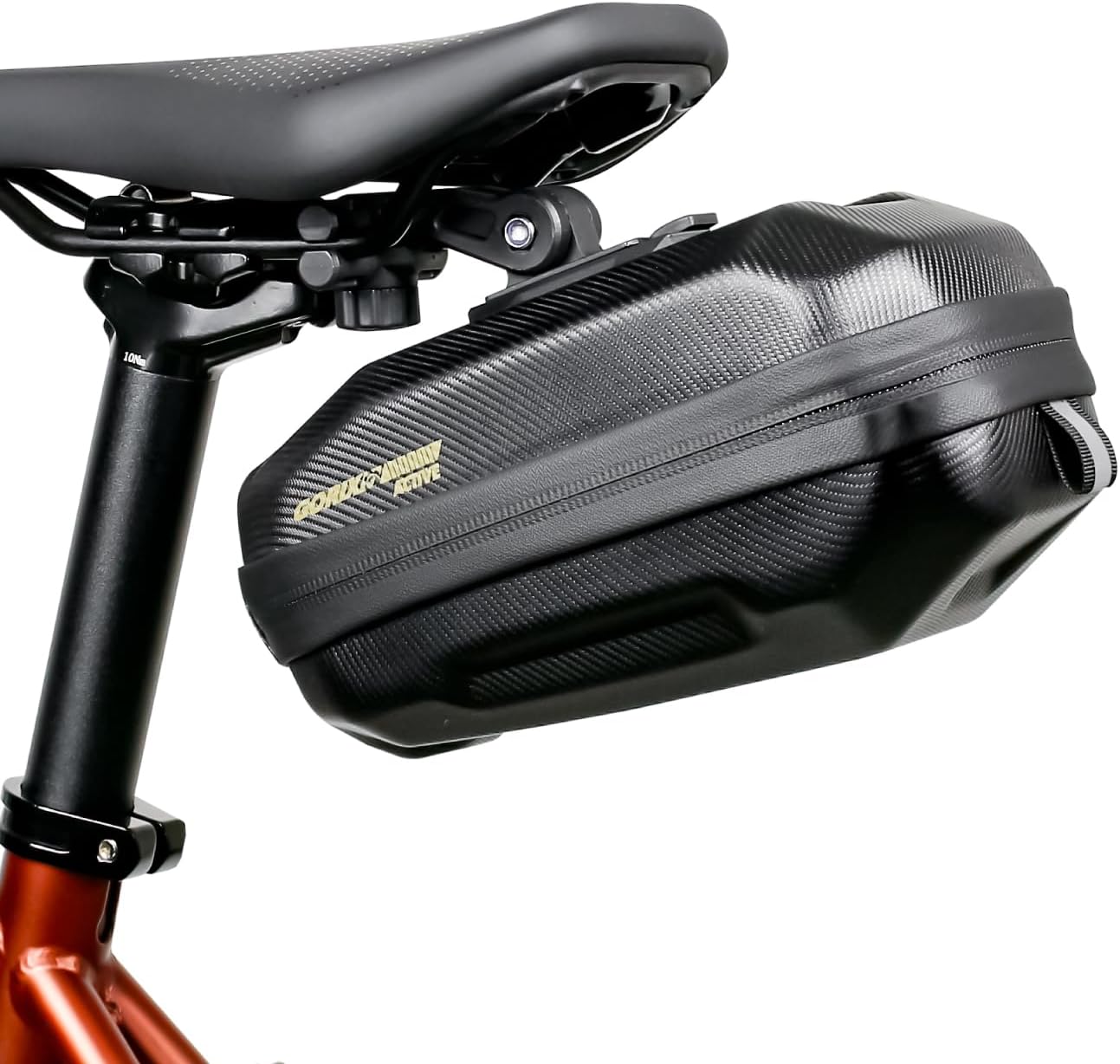 GORIX Bike Saddle Bag Rear Hard Shell Durable Waterproof Cycling Road Mountain Bicycle (active S7)