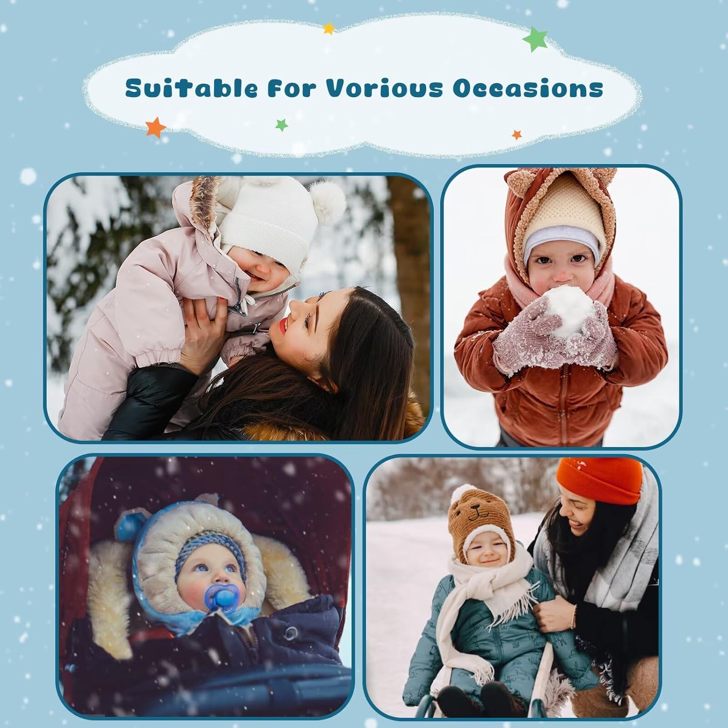 Baby Girl Boy Snowsuit Cute Down Jacket Hooded Romper Light Puffer Padded Jumpsuit Infant Winter Outwear - Image 5