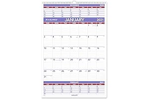 2021 Wall Calendar at a Glance