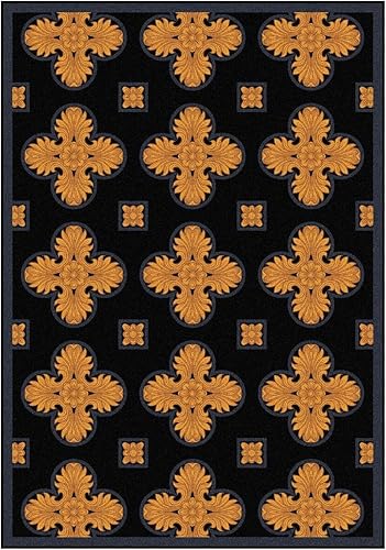 Miniatura 1 de Joy Alfombras Cualquier día Matinee Tivoli Theater área Alfombras, 46-pulgadas by 64-Inch by 0.36-inch, color negro