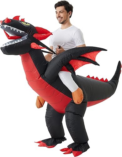 Miniatura 9 de Inflatable Dragon Costume Halloween Inflatable Blow-up Costume for AdultsManChristmas Party