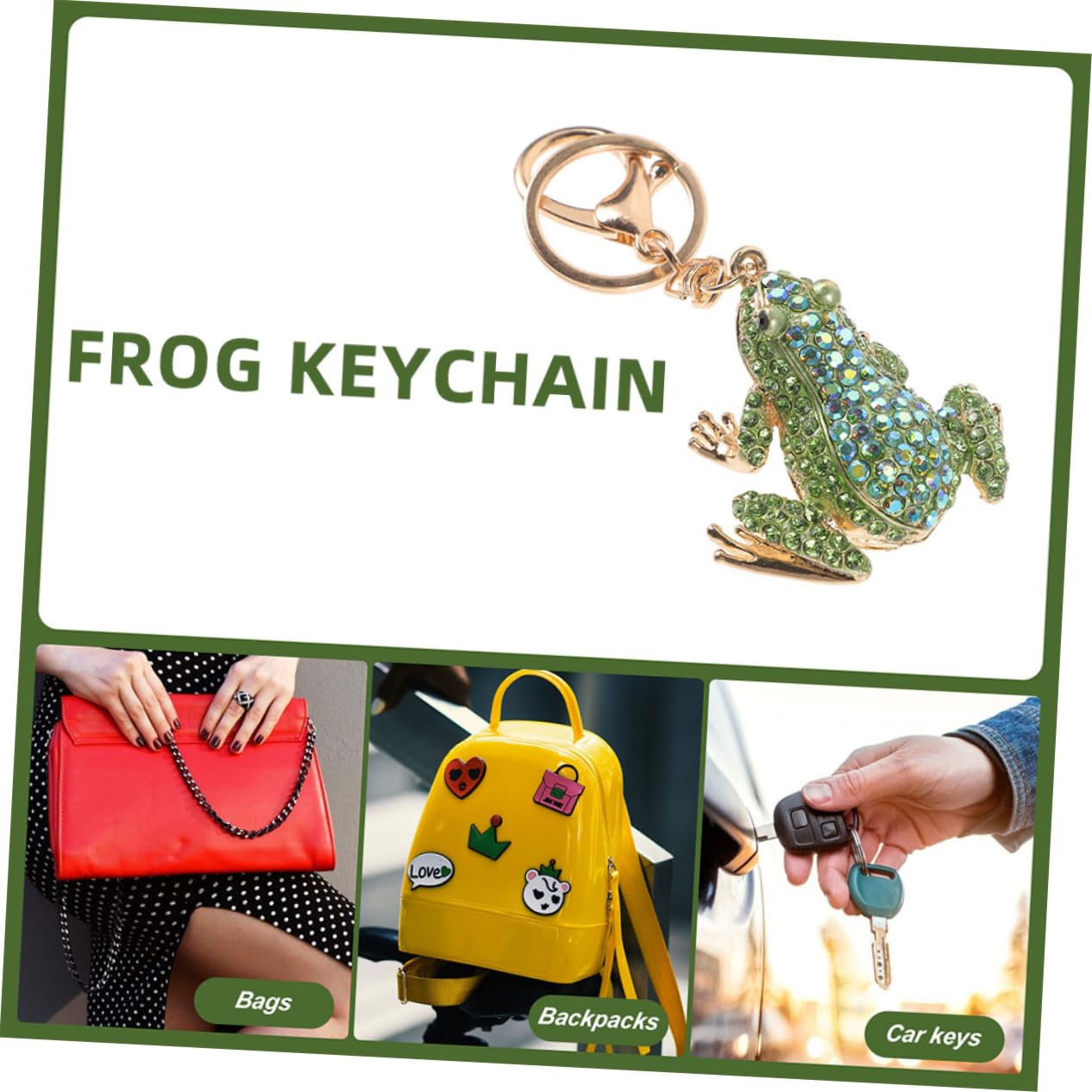 Beaupretty Portachiavi Ciondolo Accessori Per Borse E Chiavi Creativo Per Età