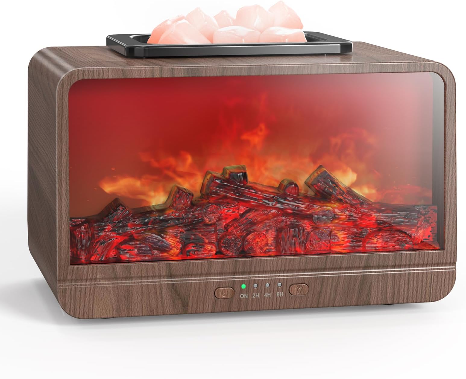 STLOVeWax Melts Burner Electric Candle Melter, Aromatherapy Diffusers, Flame Wax Oil Burner,Electric Candle Burner For Home, Kitchen, Office, Living Room, SPA - Mahogany