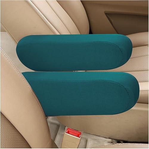 Miniatura 7 de 2 fundas para reposabrazos de asiento delantero de automóvil, protectores de reposabrazos de asiento de automóvil de tela elástica, repuesto
