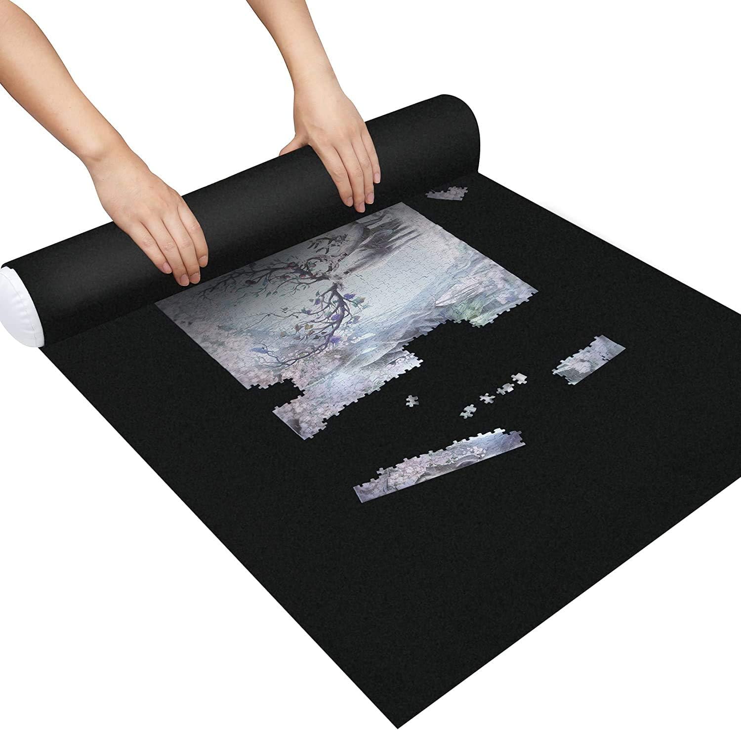 OKJ Giant Felt Puzzle Mat for 3000-piece Jigsaw Puzzles