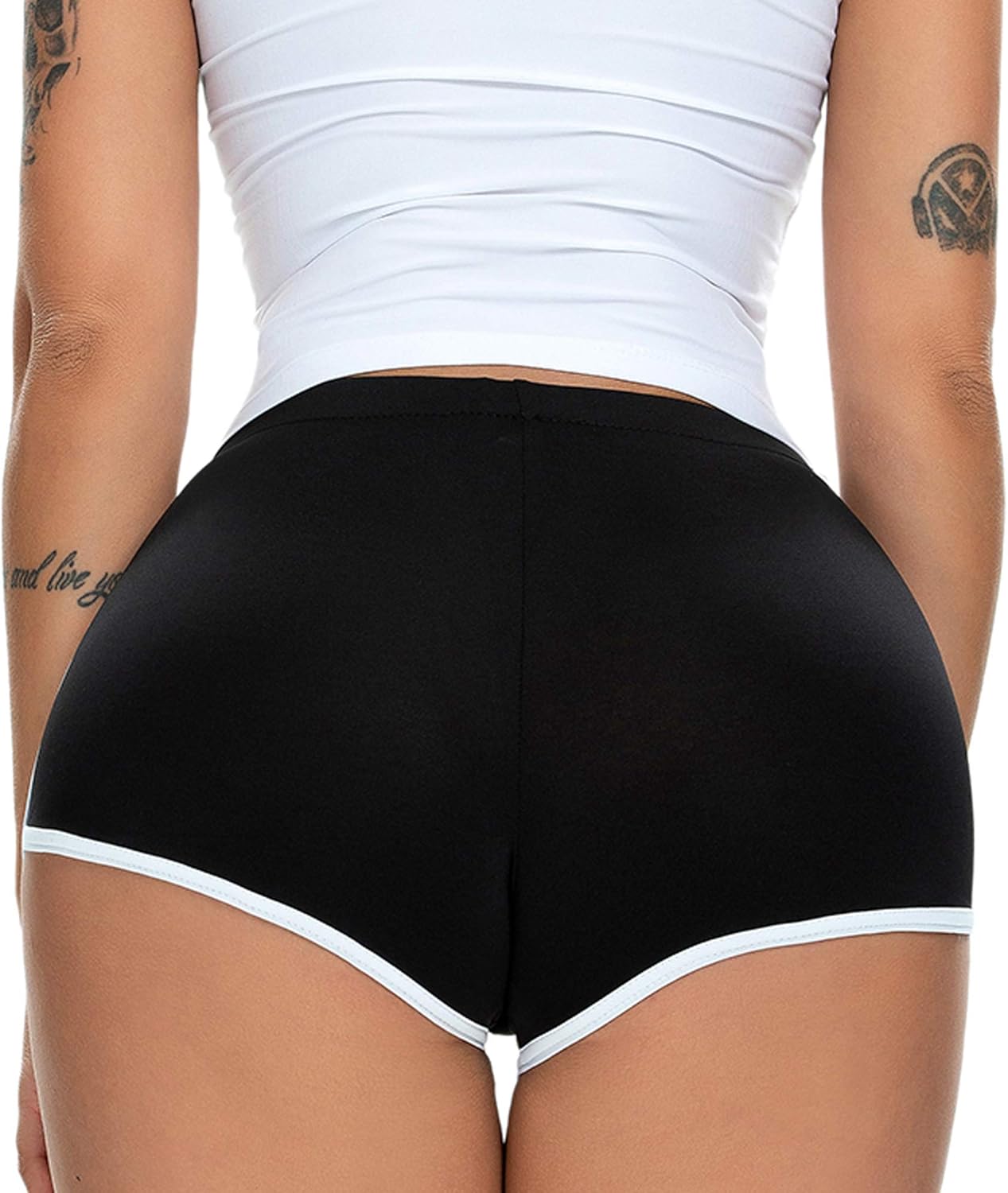 Women's Sexy Booty Shorts Retro Dolphin Shorts Sports Yoga Gym Running Hot Pants - Image 6