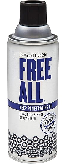 Free All Rust Eater Deep Penetrating Oil, 11 oz Aeroso