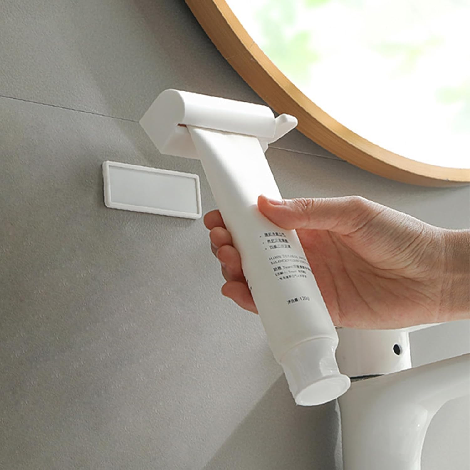 Magnetic Toothpaste Squeezer, Tube Squeezer Bathroom and Kitchen Gadgets for Various Tube-Based Cosmetics and Sauces, Home and Apartment Essentials by So Nice (1)
