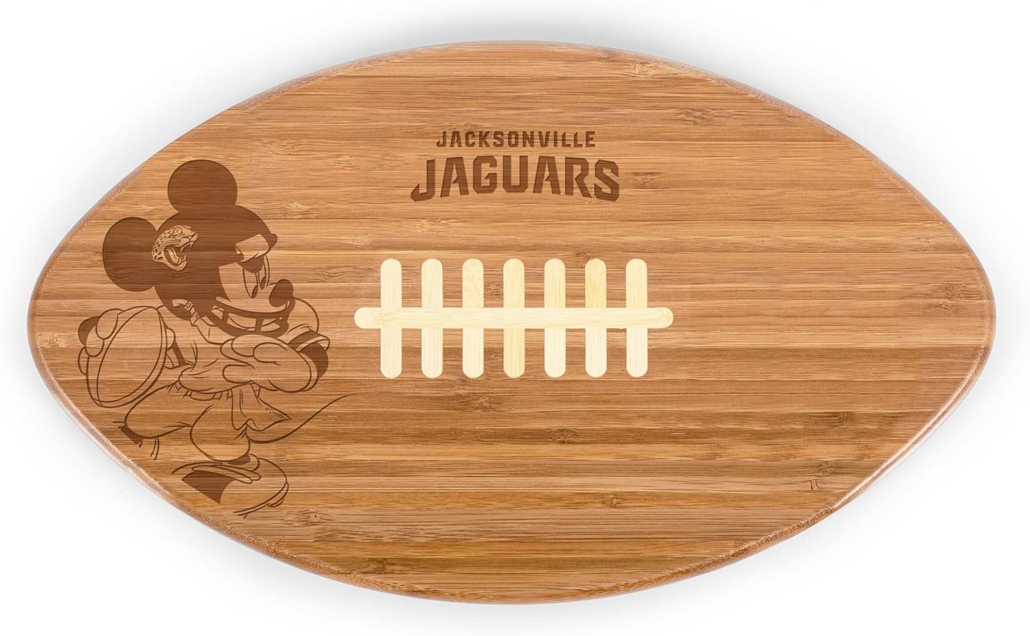 PICNIC TIME NFL unisex-adult NFL Mickey Touchdown! Football Cutting Board & Serving Tray
