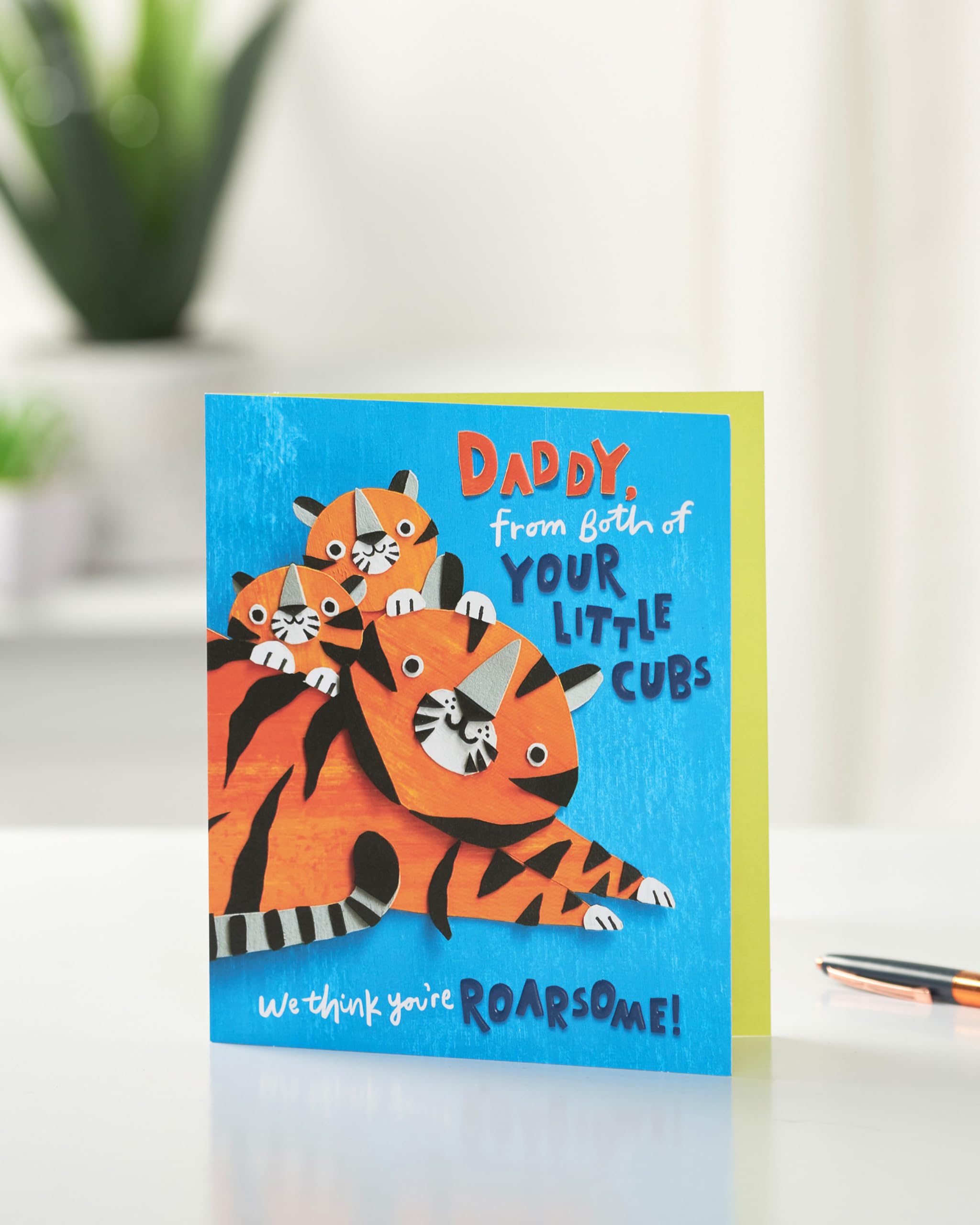 Cartes De Fête Des Pères Amusantes Pour Papa De La Part Du Chat – Carte