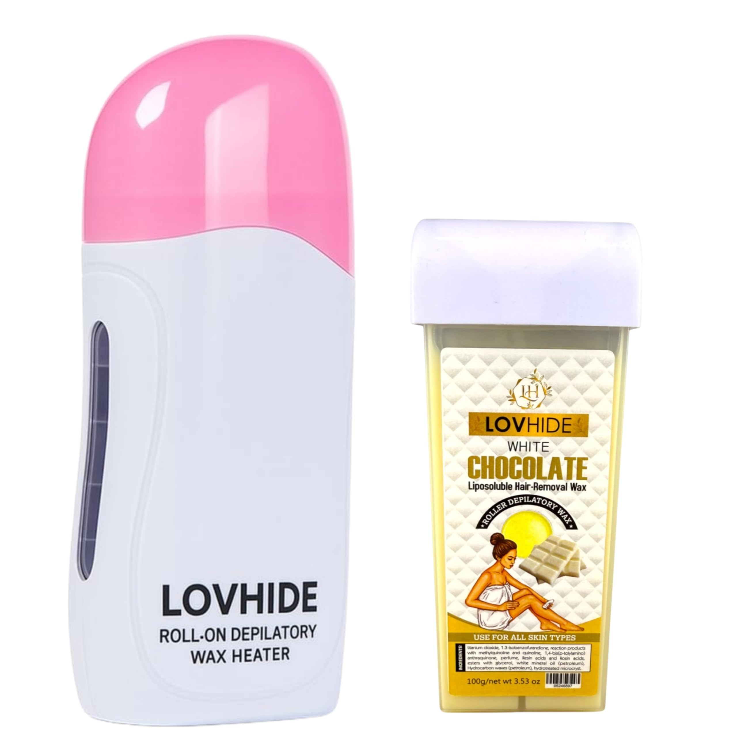 LOVHIDE Roll-On Depilatory Wax Heater for Hair Removal – Professional Cartridge Waxing Machine with Wax Refill for Women & Men, Portable & Easy to Use Wax Warmer-image-29