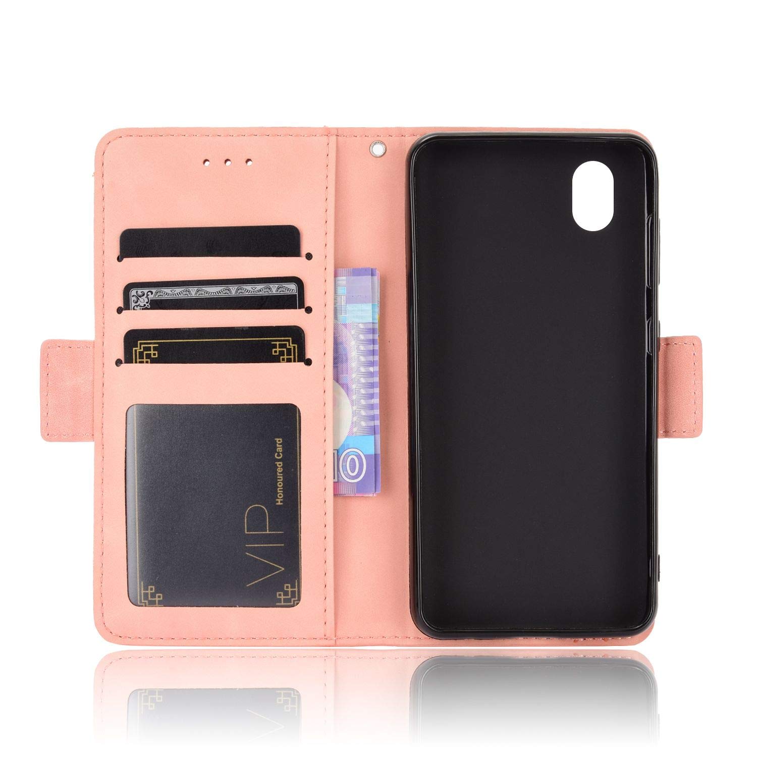 Custodia A Libro In Pelle Per ZTE Blade A3 2020: Portafoglio Con Slot E Supporto Stand - 4