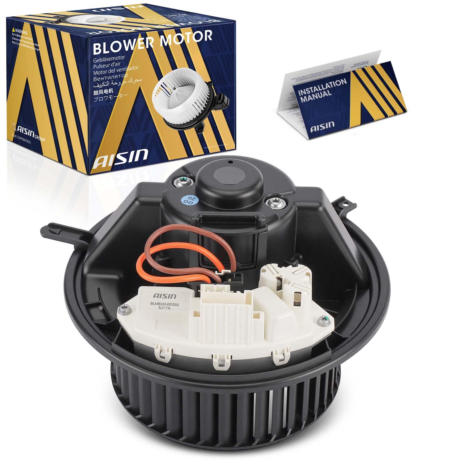 Photo 1 of AISIN BLMBLM-00350 HVAC Blower Motor with Wheel