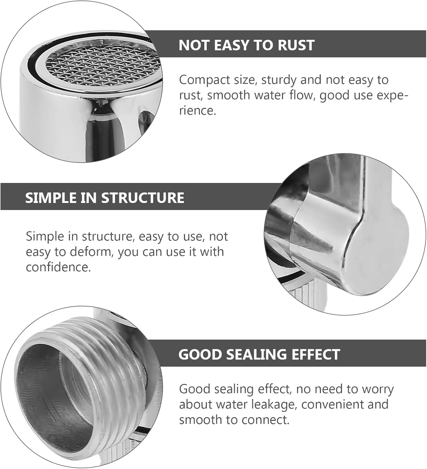 Sink Faucet Diverter Valve, Diverter Valve Faucet Adapter Brass Diverter Adapter for Bathroom/Kitchen Sink s Connected to Portable Washing Machines/Dishwashers