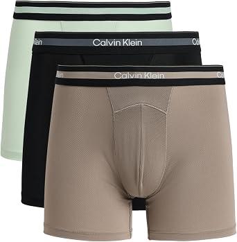 Calvin Klein Mens Icon Active Mesh 3-pack Boxer Brief