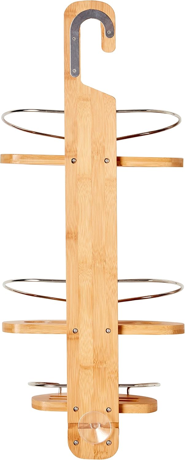 Honey-Can-Do BTH-06898 Bamboo Shower Caddy