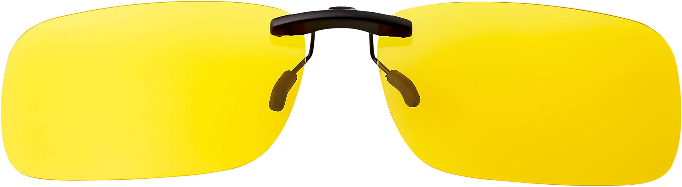 Clip On Flip Up Night Driving Glasses Anti Glare Polorized Lenses HD Vision