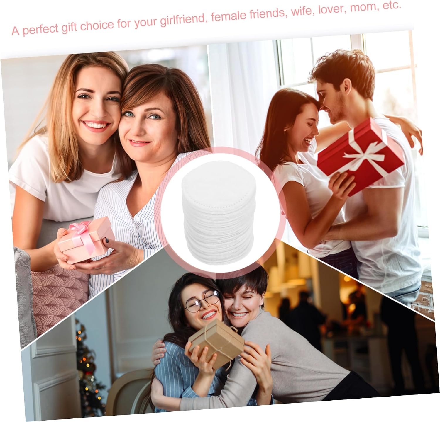 Cotton Pads for Makeup Removal Thick White Cotton Rounds