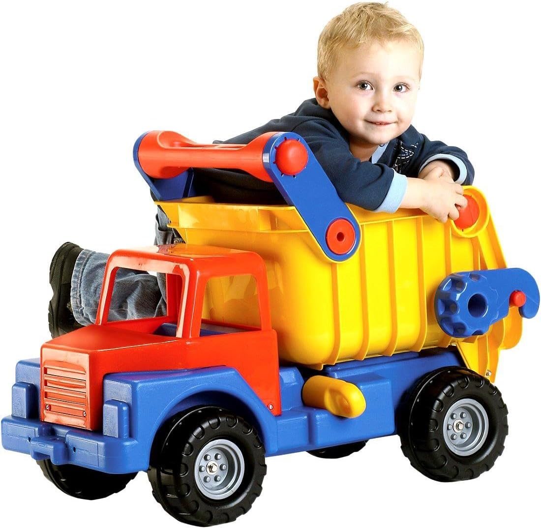 Wader 03555 – Truck No. 1 – Large Toy Dumper Truck – 80 cm – Heavy Duty Plastic