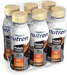 Bebida Láctea Nutren Protein 15g de proteínas Chocolate 260ml - 6 unidades
