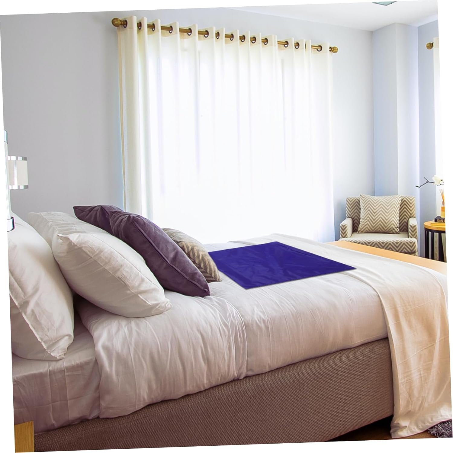FRCOLOR Multi-Functional Transfer Sheet for Seniors 1-Piece Lift Aid for Disabled Bed Pad Safe Repositioning and Care