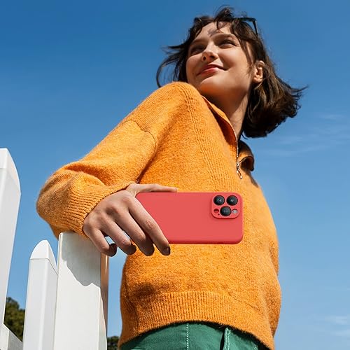 Miniatura 1738 de Miracase - Funda diseñada para iPhone 11 con protector de pantalla, funda de goma de silicona líquida, protección total contra caídas y a prueba