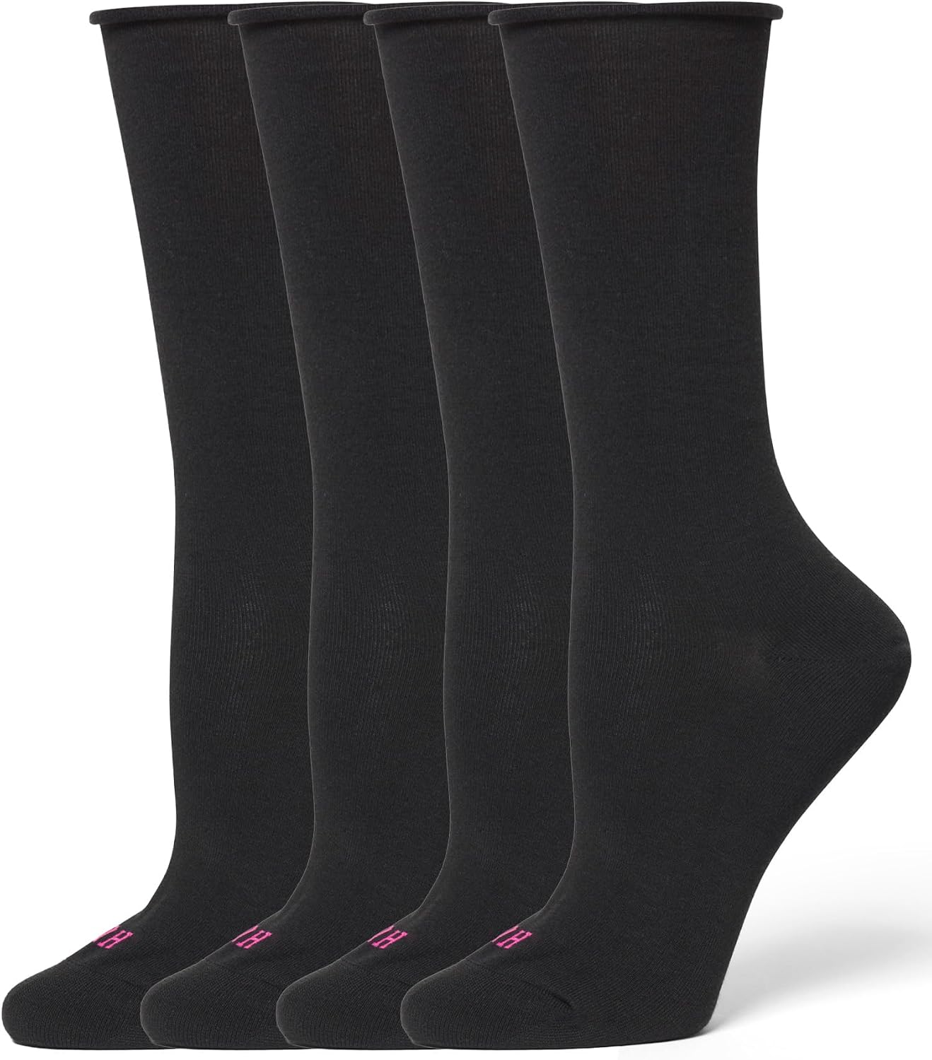 HUE 靴下。Jeans Sock Crew 4 Pair Packレディース