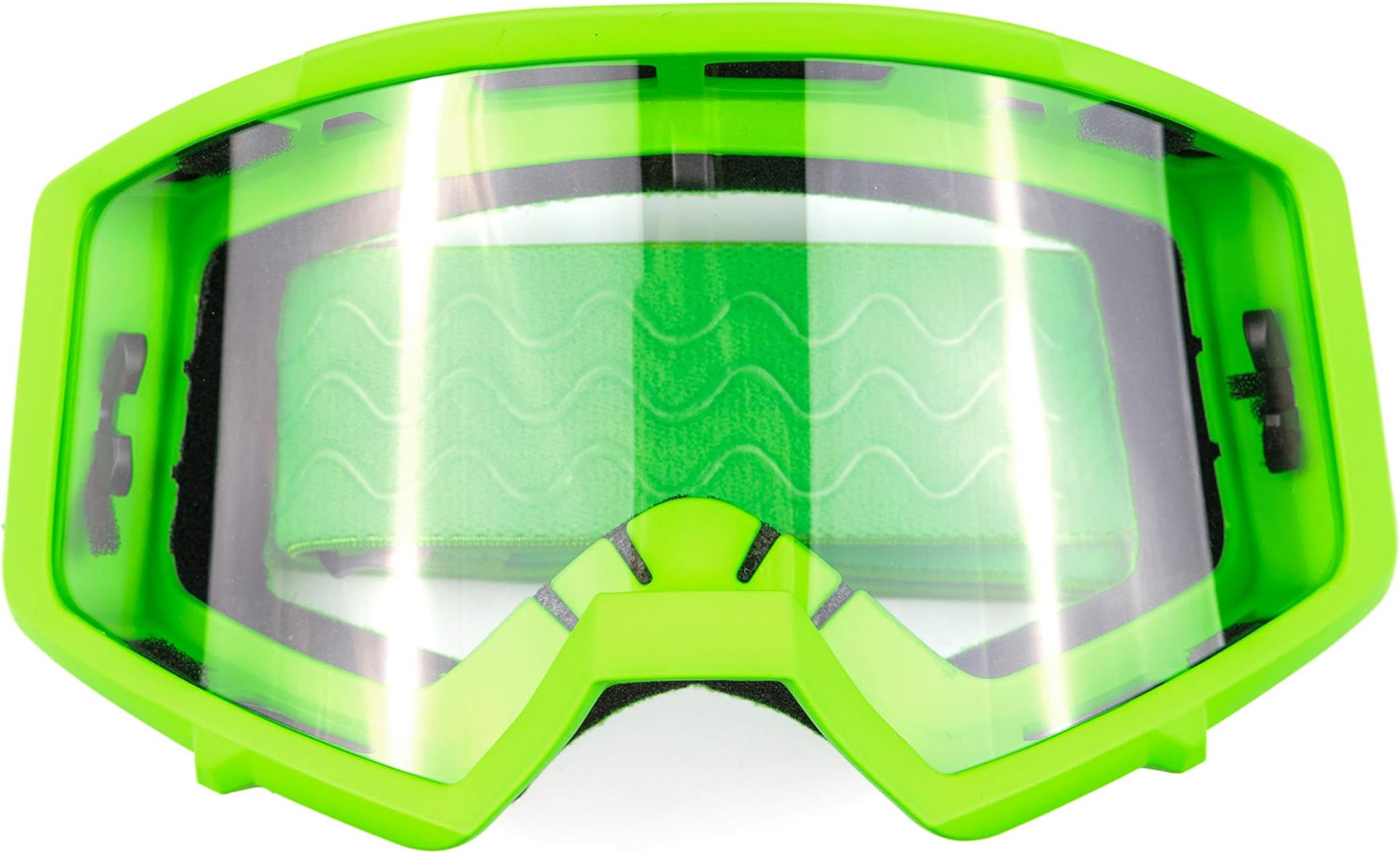 Typhoon Motocross Goggles Dirt Bike ATV Goggles Motorcycle Off Road Unisex Adult and Youth - Green